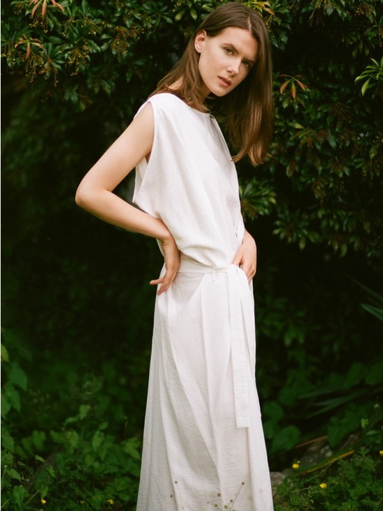 Sunja Link Dresses & Skirts - Sunja Link Draped Dress